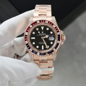 Rolex 126755 Watch Gold Wrapped Moissanite 41mm
