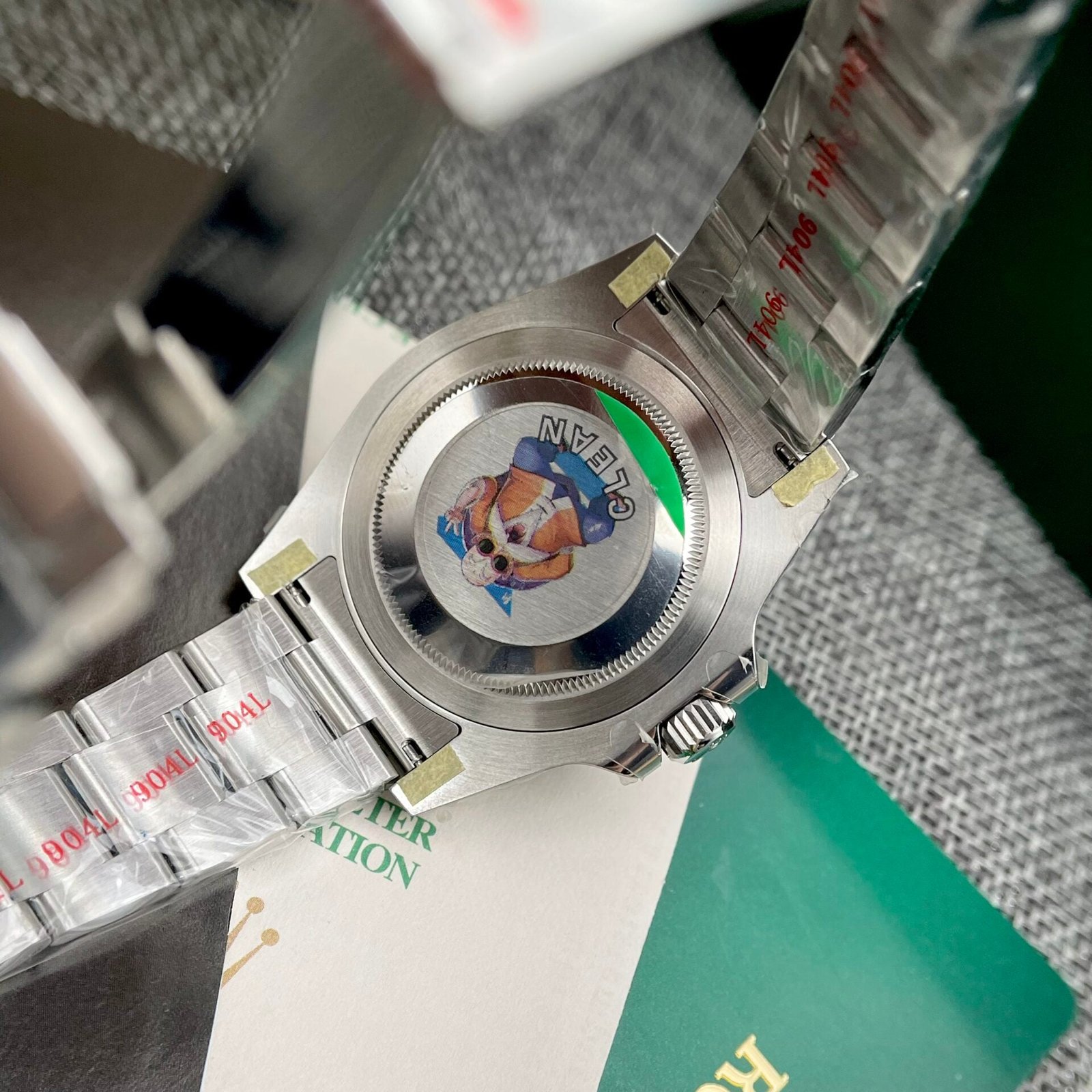 Rolex GMT Master II Watch Black Dial 40mm - Image 6