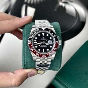 Rolex Watch Coke Black Dial Strap Jubilee 40mm