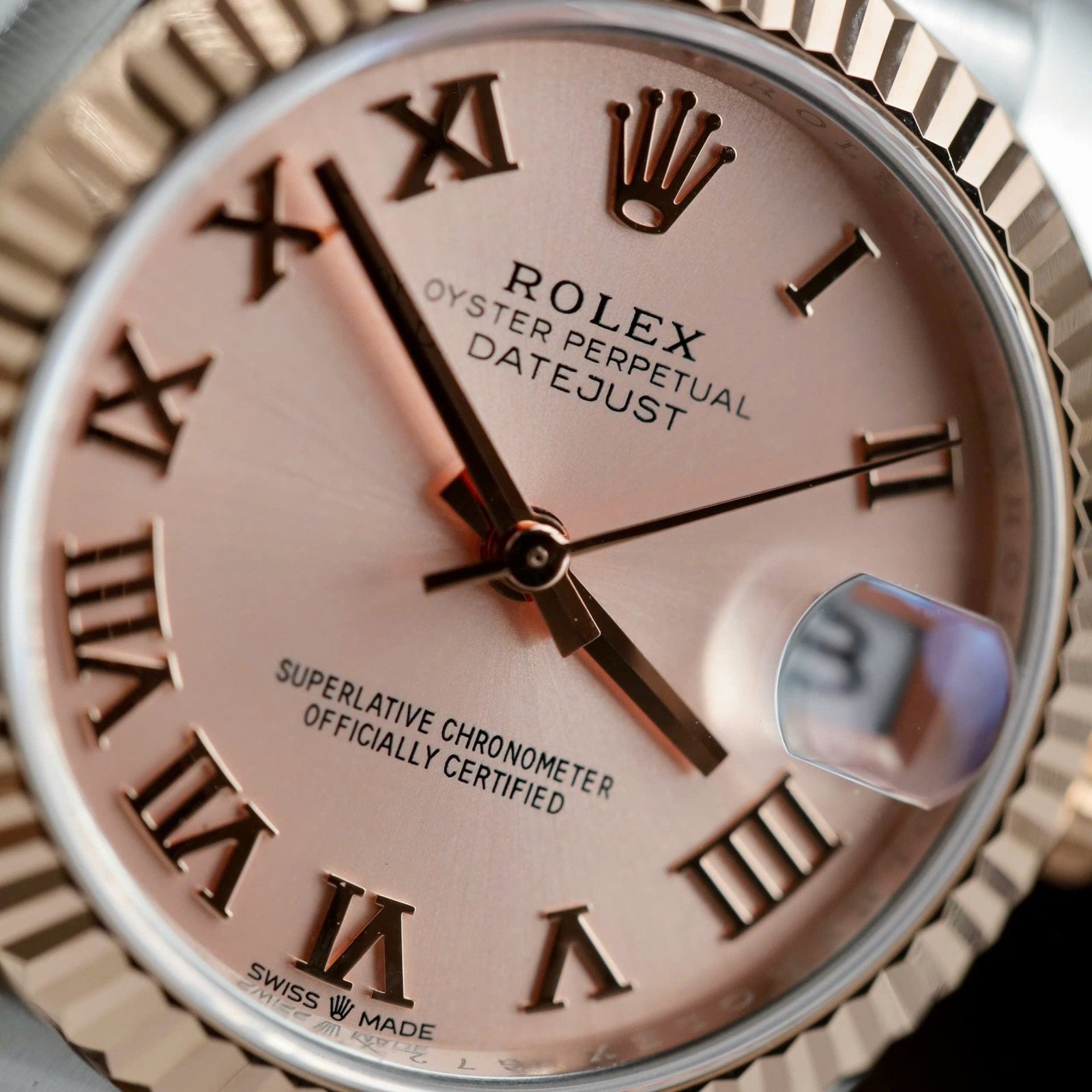 Rolex DateJust Watch Pink Dial 31mm - Image 4
