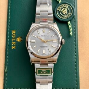 Rolex Oyster Perpetual 124300 Rhodium Dial Watch 41mm