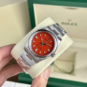 Rolex Watch Oyster Perpetual 126000 Red Dial 36mm