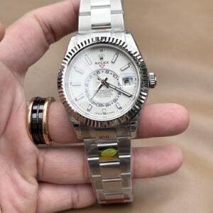 Rolex Watch Sky Dweller 326934 White Dial Metal Wire 42mm