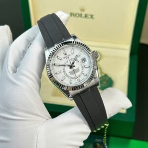 Rolex Sky-Dweller White Dial Watch 42mm