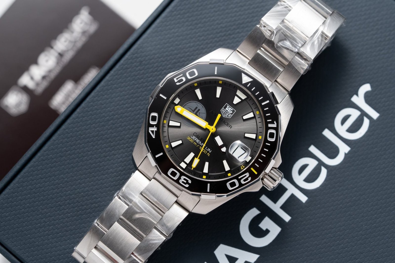 Tag Heuer Watch Aquarace Ceramic Rim Metal Wire 43mm - Image 2