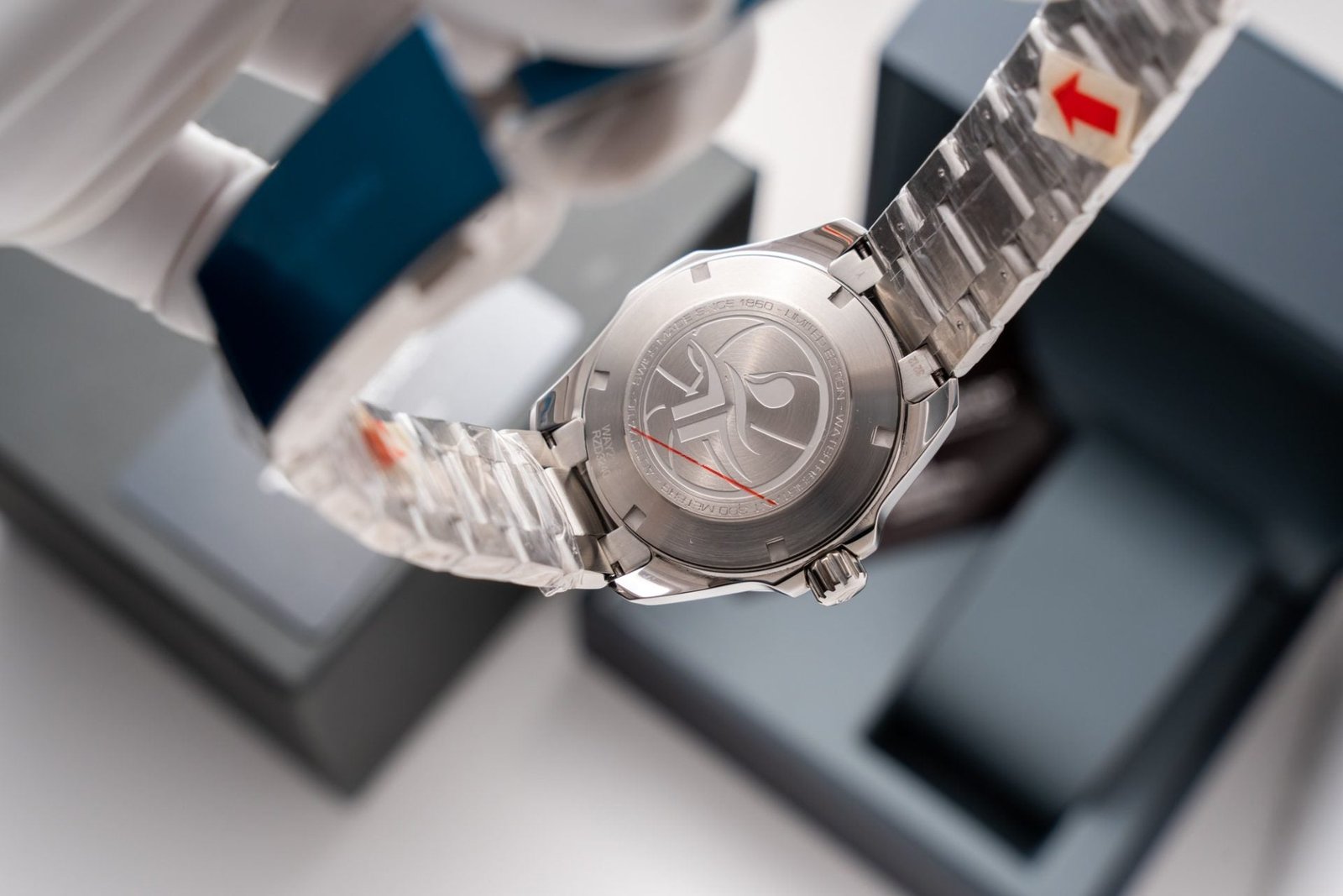 Tag Heuer Watch Aquarace Ceramic Rim Metal Wire 43mm - Image 8