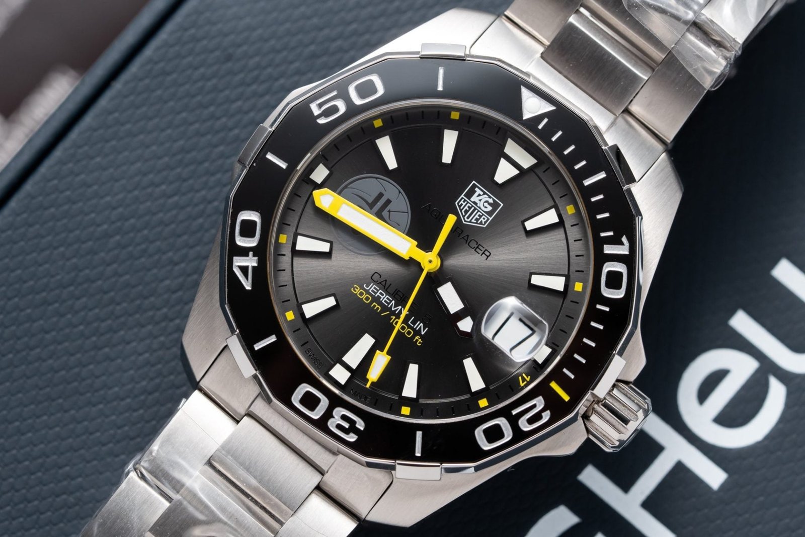 Tag Heuer Watch Aquarace Ceramic Rim Metal Wire 43mm - Image 5