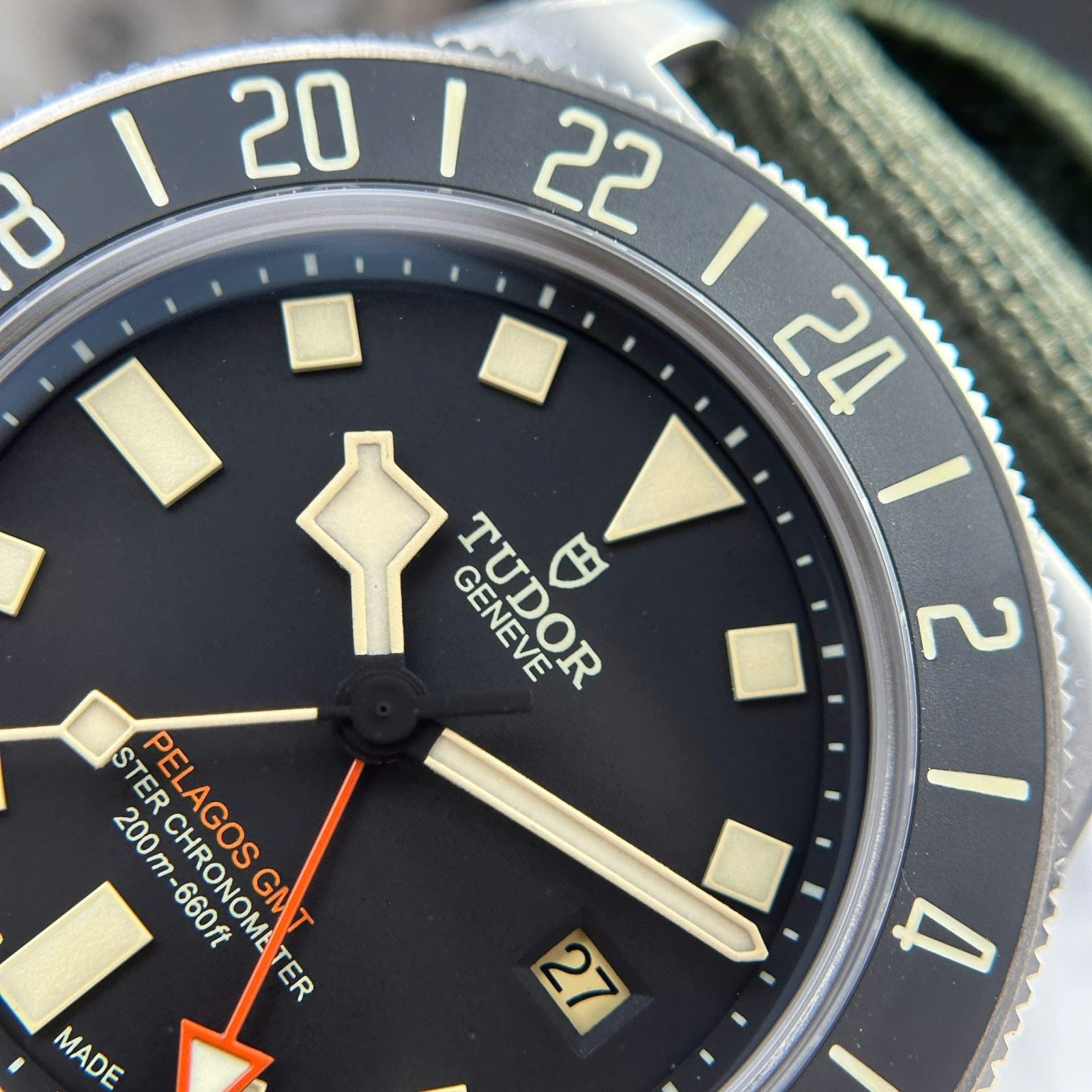 Tudor Pelagos FXD GMT Watch Dial Black Automatic Movement 42mm - Image 4