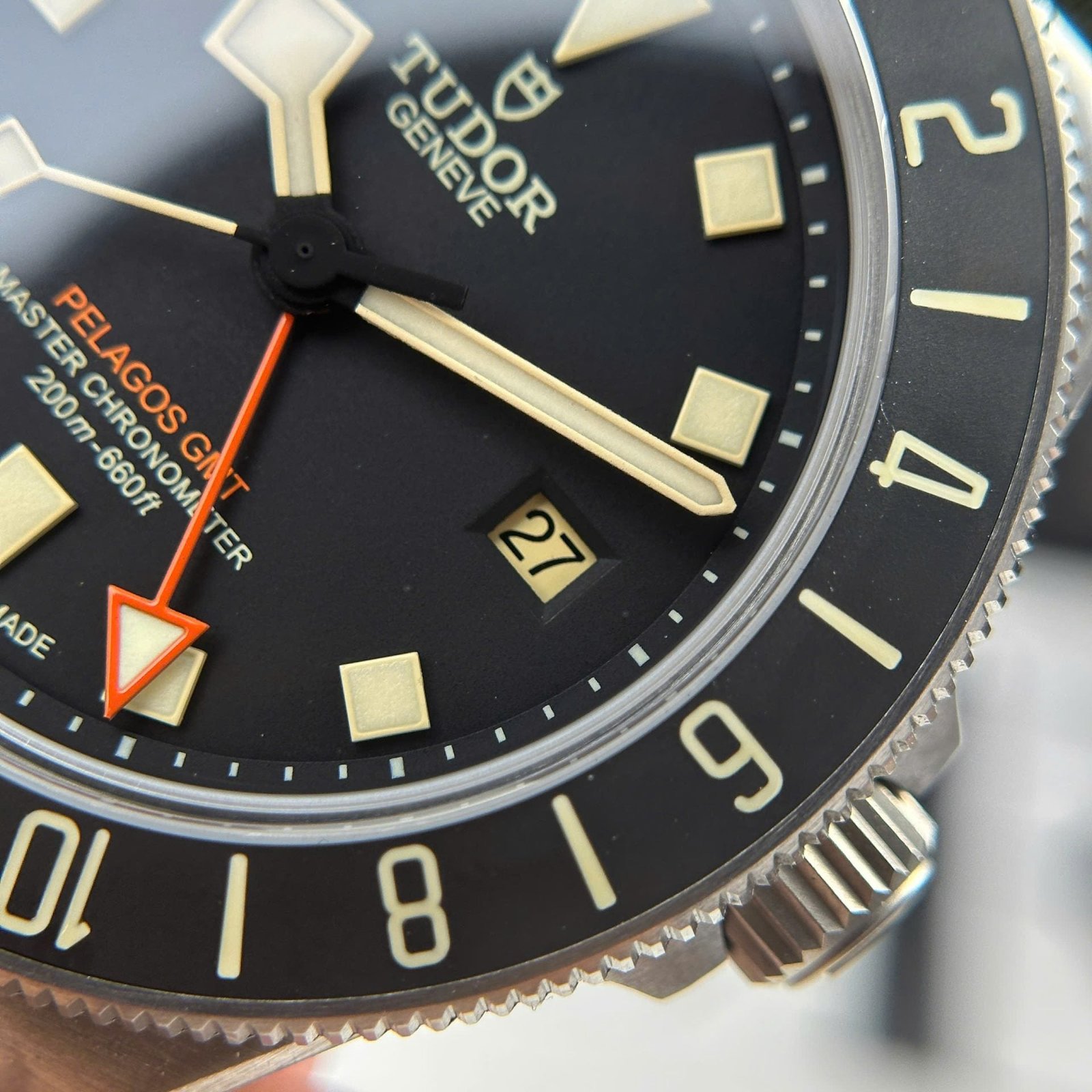 Tudor Pelagos FXD GMT Watch Dial Black Automatic Movement 42mm - Image 6