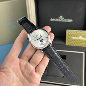 Jaeger Lecoultre Watch Ultrathin Moon White Dial 39mm