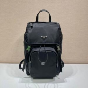 Prada x Adidas Re-Nylon And Saffiano Backpack Black For Women, Women's Bags 17.7in/45cm - Vipfasbags