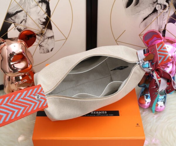 Hermes Bride A Brac Case Grey Bag For Women, Women’s Handbags, Shoulder Bags 9.8in/25cm - Image 6