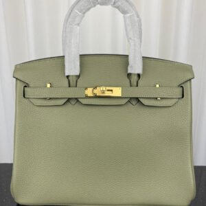 Hermes Birkin Bag 30 Green Moss Toned Hardware Bag For Women, Women’s Handbags, Shoulder Bags 11.8in/30cm