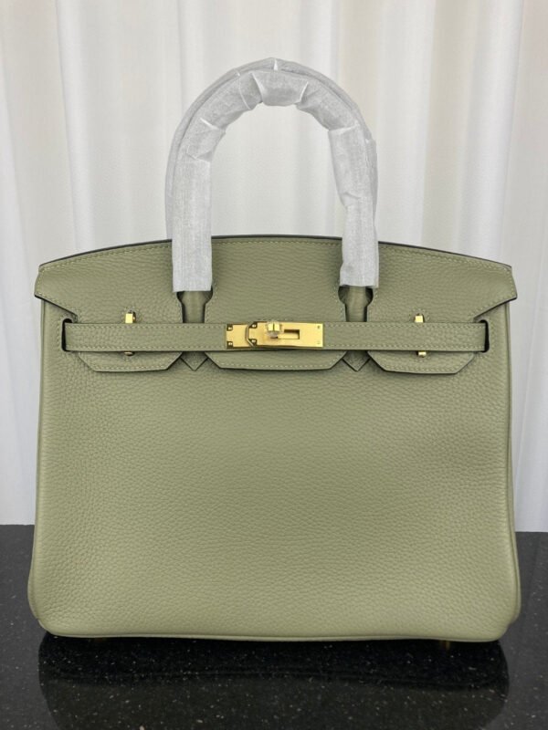 Hermes Birkin Bag 30 Green Moss Toned Hardware Bag For Women, Women’s Handbags, Shoulder Bags 11.8in/30cm