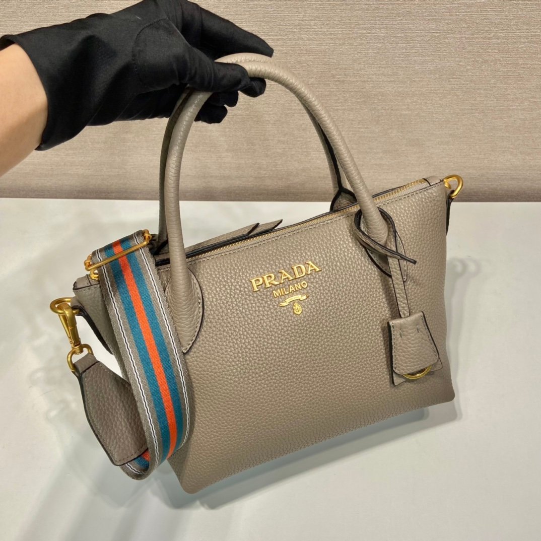 Prada Saffiano Mini Bag Beige For Women, Women's Bags 9.4in/24cm - Image 9