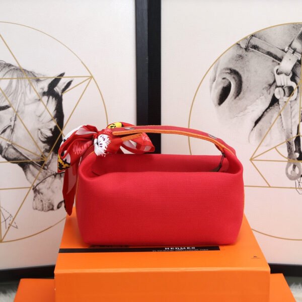 Hermes Bride A Brac Case Red Bag For Women, Women’s Handbags, Shoulder Bags 9.8in/25cm - Image 5