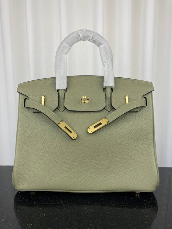 Hermes Birkin Bag 30 Green Moss Toned Hardware Bag For Women, Women’s Handbags, Shoulder Bags 11.8in/30cm - Image 6