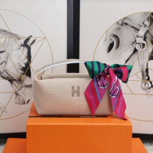 Hermes Bride A Brac Case Beige Bag For Women, Women’s Handbags, Shoulder Bags 9.8in/25cm