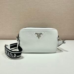 Prada Bag With Shoulder Strap White For Women, Women's Bags 8.6in/22cm
