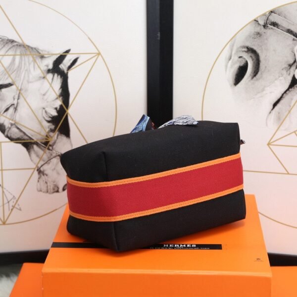 Hermes Bride A Brac Case Black Bag For Women, Women’s Handbags, Shoulder Bags 9.8in/25cm - Image 9