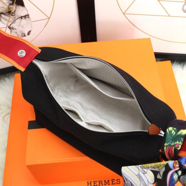Hermes Bride A Brac Case Black Bag For Women, Women’s Handbags, Shoulder Bags 9.8in/25cm - Image 10