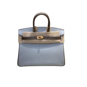 Hermes Birkin 25 Beton Togo Blue For Women 25cm / 9.8in