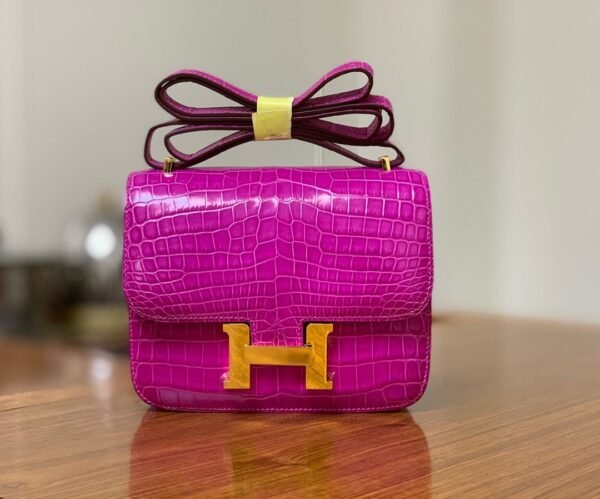 Hermes Constance Purple For Women 19cm/7.4in - Image 3