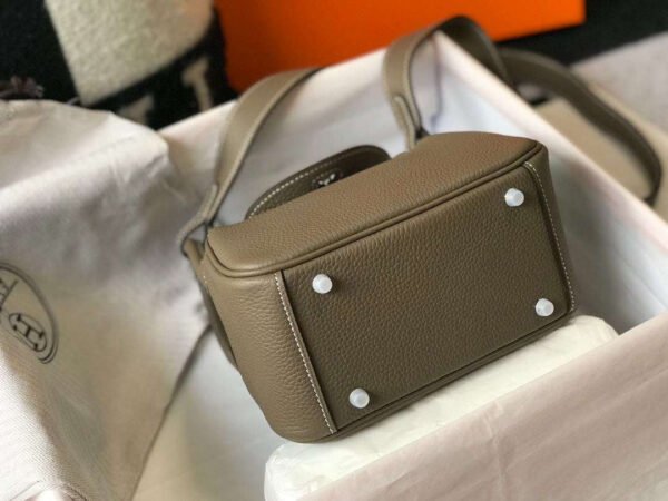 Hermes Lindy Mini Bag Brown For Women, Women’s Handbags, Shoulder And Crossbody Bags 7.5in/19cm - Image 6