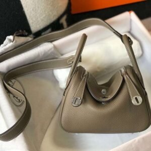 Hermes Lindy Mini Bag Brown For Women, Women’s Handbags, Shoulder And Crossbody Bags 7.5in/19cm