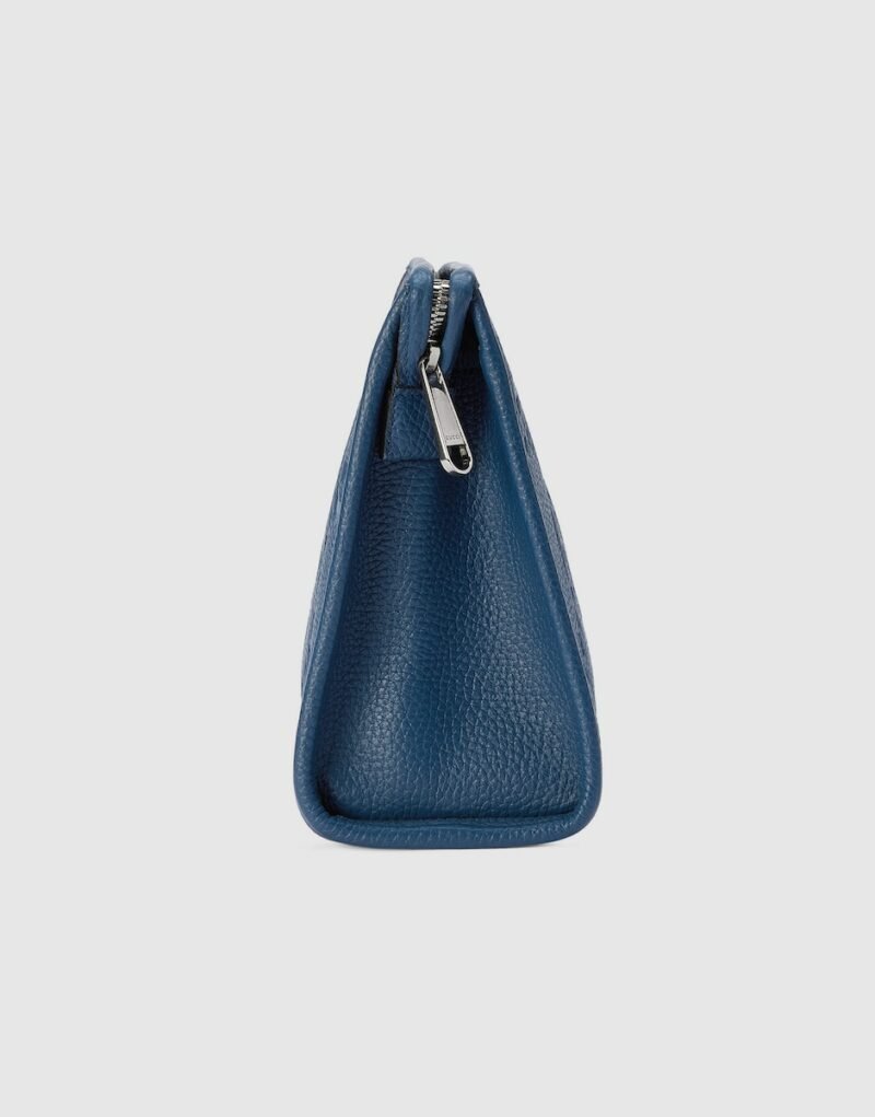 Gucci Jumbo GG Pouch Blue 11.2 In/ 28.5 Cm 739490 - Image 6