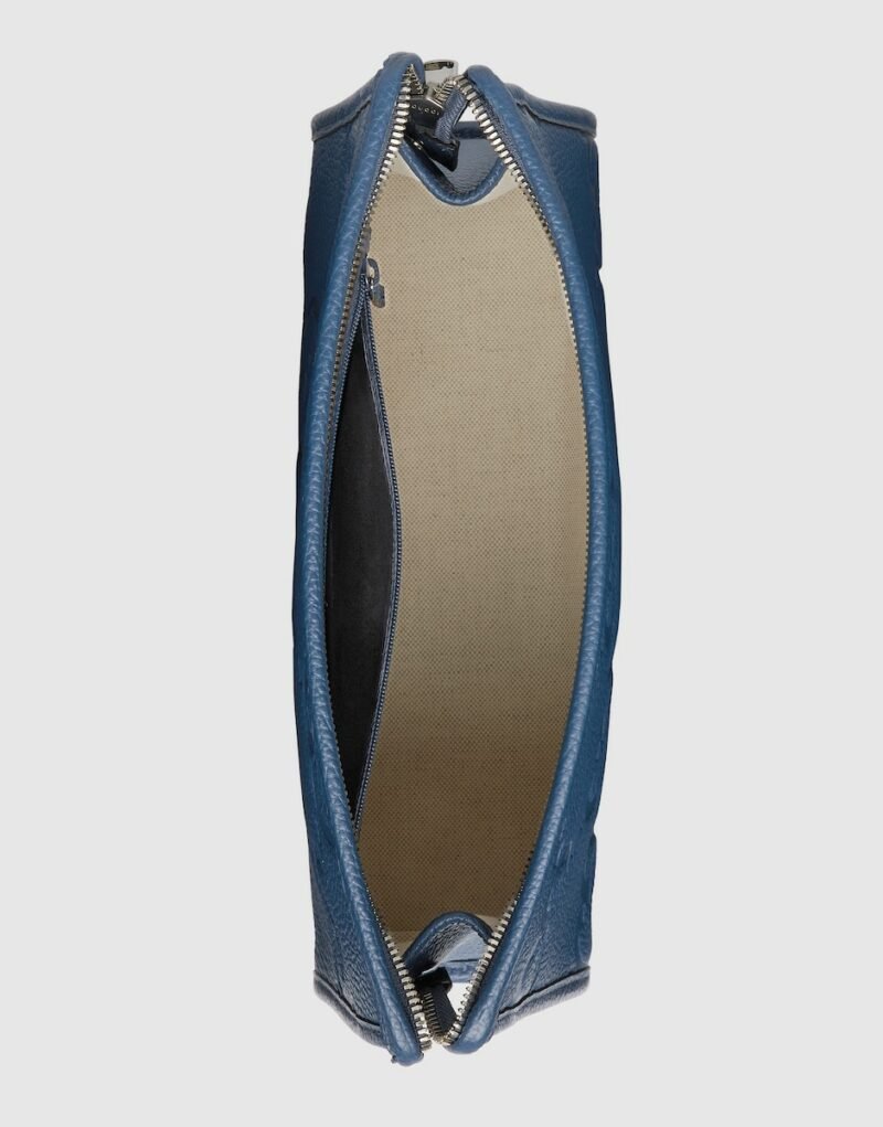 Gucci Jumbo GG Pouch Blue 11.2 In/ 28.5 Cm 739490 - Image 4