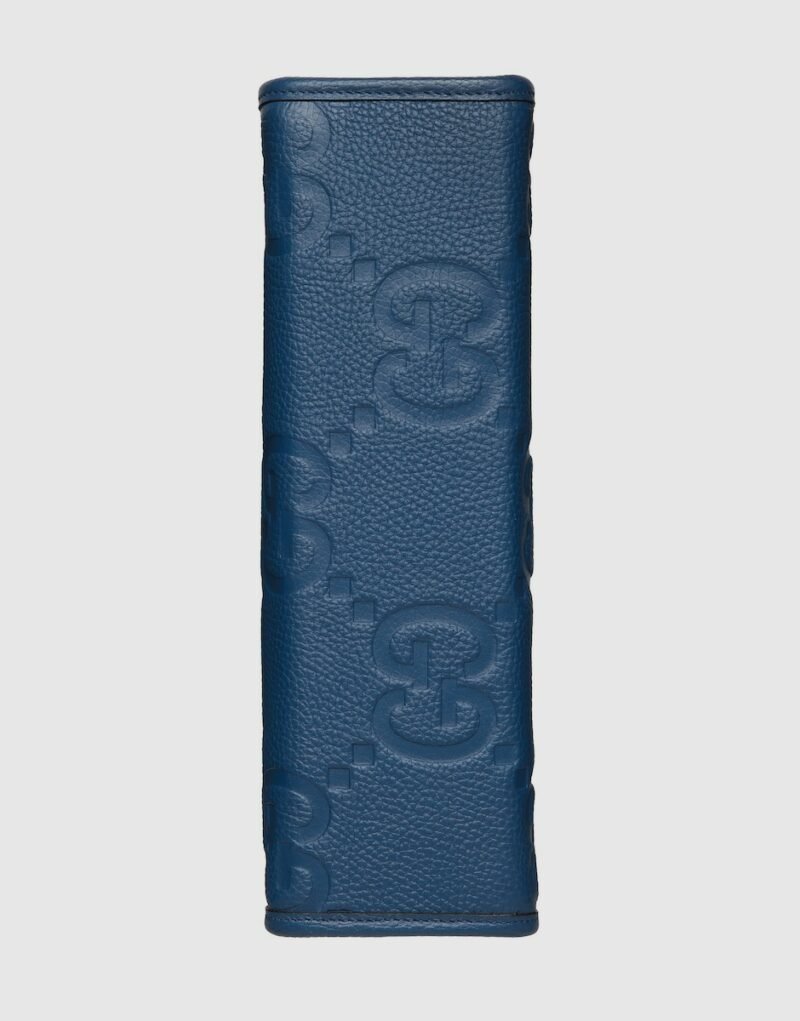 Gucci Jumbo GG Pouch Blue 11.2 In/ 28.5 Cm 739490 - Image 3