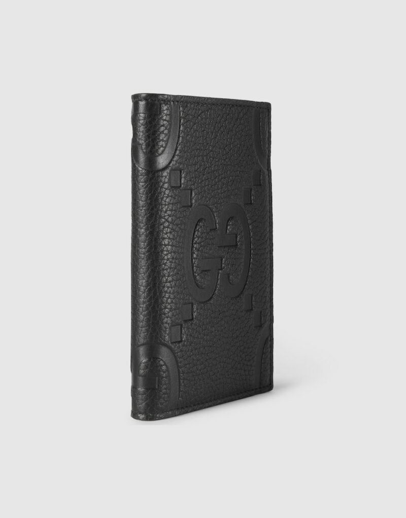Gucci Jumbo Gg Passport Case Black 7.5in/19cm - Image 2
