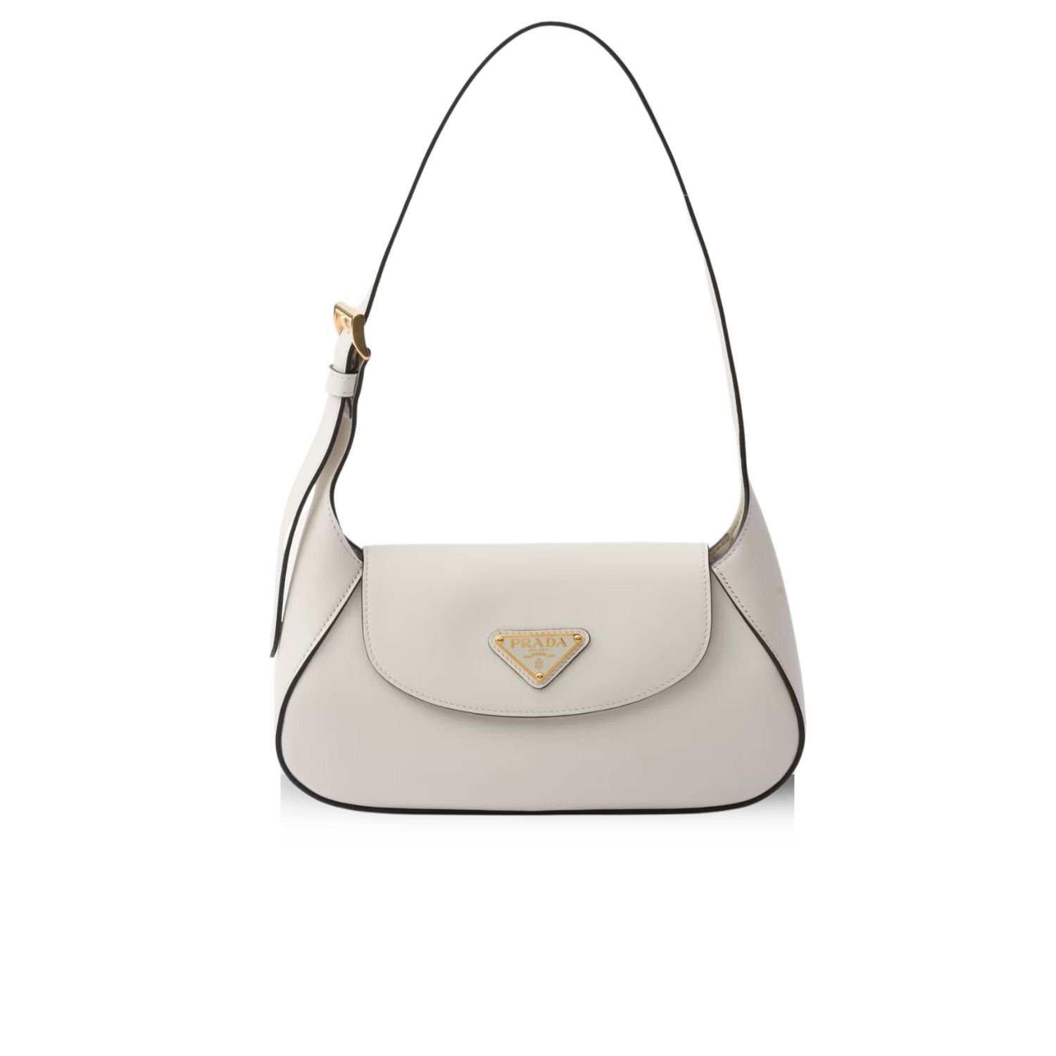 Prada Small Shoulder Bag White For Women 9,8in/25cm -