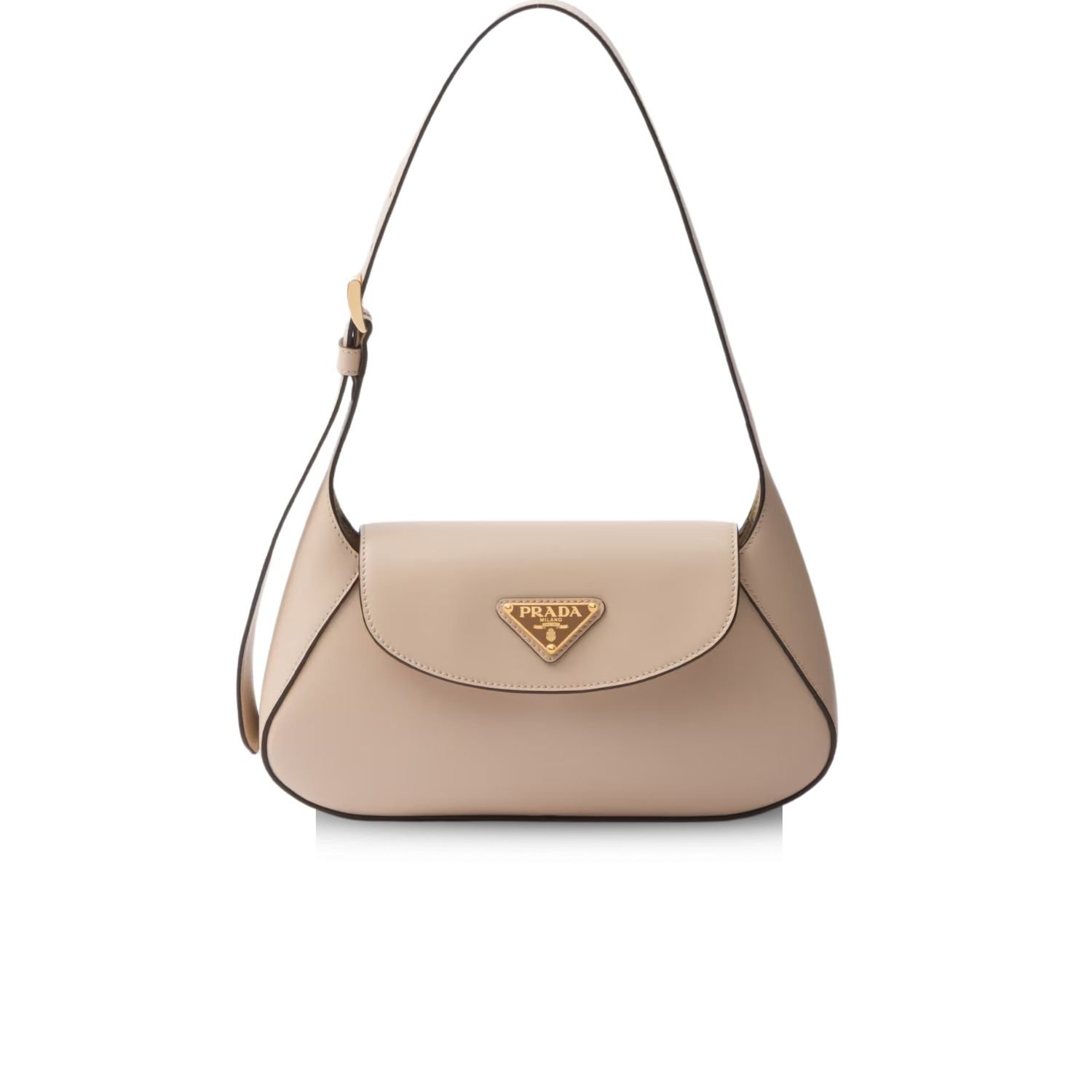 Prada Small Shoulder Bag Beige For Women 9,8in/25cm -