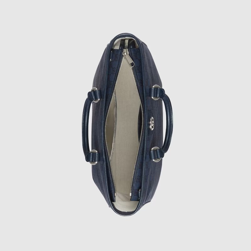 Gucci Ophidia Medium Tote Bag Blue For Women 15in/38cm - Image 3