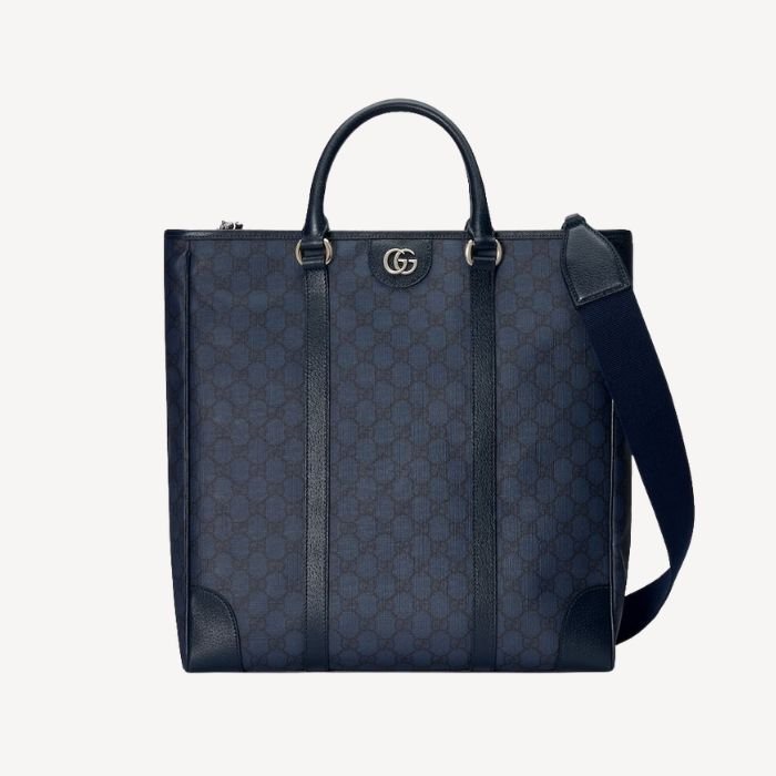 Gucci Ophidia Medium Tote Bag Blue For Women 15in/38cm