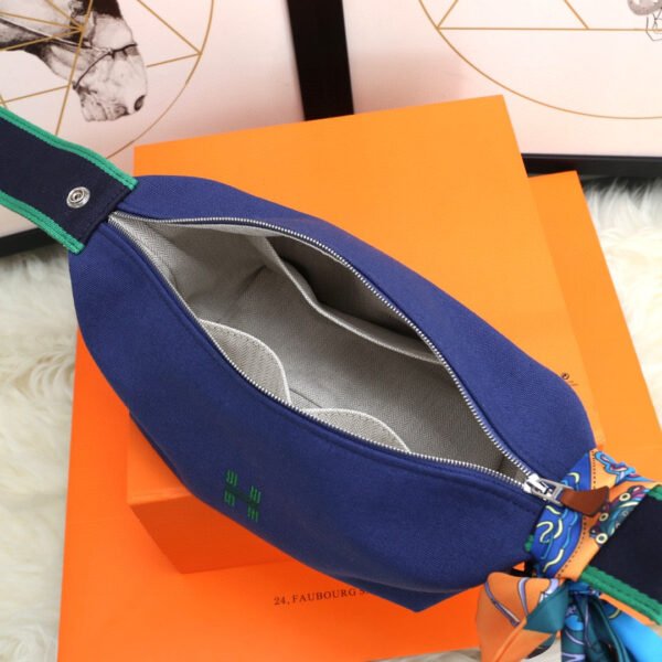 Hermes Bride A Brac Case Dark Blue Bag For Women, Women’s Handbags, Shoulder Bags 9.8in/25cm - Image 5
