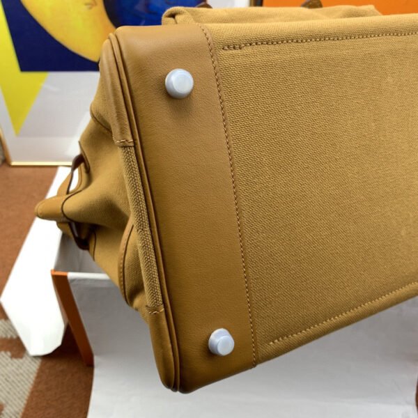Hermes Birkin Cargo 35 Beige, Silver Toned Hardware Bag For Women, Women’s Handbags, Shoulder Bags 13.8in/35cm - Image 7