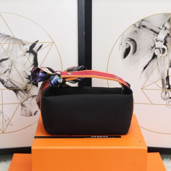 Hermes Bride A Brac Case Black Bag For Women, Women’s Handbags, Shoulder Bags 9.8in/25cm - Image 5