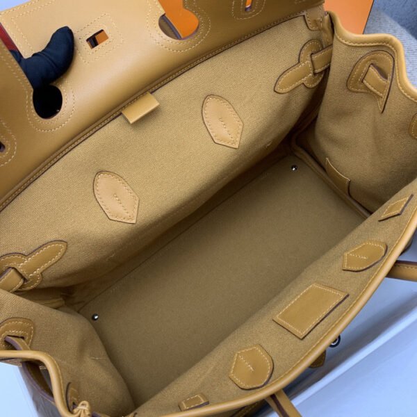Hermes Birkin Cargo 35 Beige, Silver Toned Hardware Bag For Women, Women’s Handbags, Shoulder Bags 13.8in/35cm - Image 4