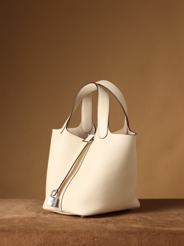 Hermes Picotin Lock 18 Cream Bag For Women, Women’s Handbags 7.1in/18cm - Image 2
