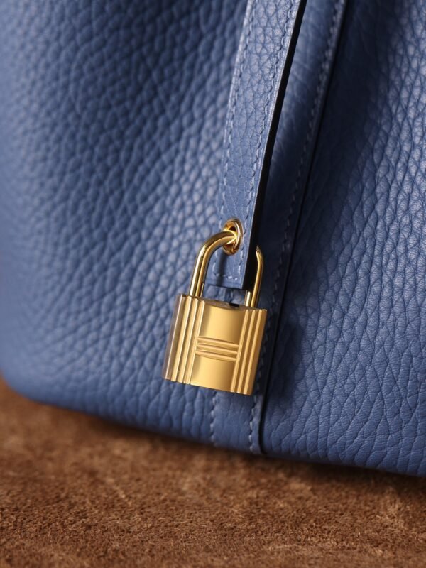 Hermes Picotin Lock 18 Blue Bag For Women, Women’s Handbags 7.1in/18cm - Image 7
