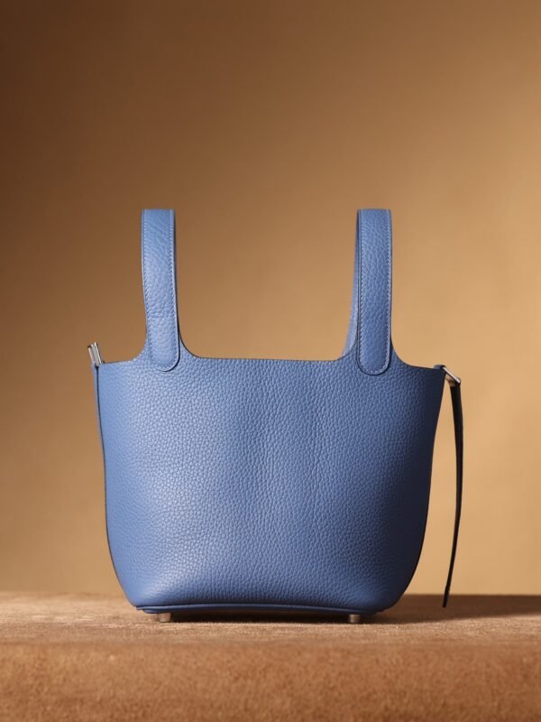 Hermes Picotin Lock 18 Blue Bag For Women, Women’s Handbags 7.1in/18cm - Image 3